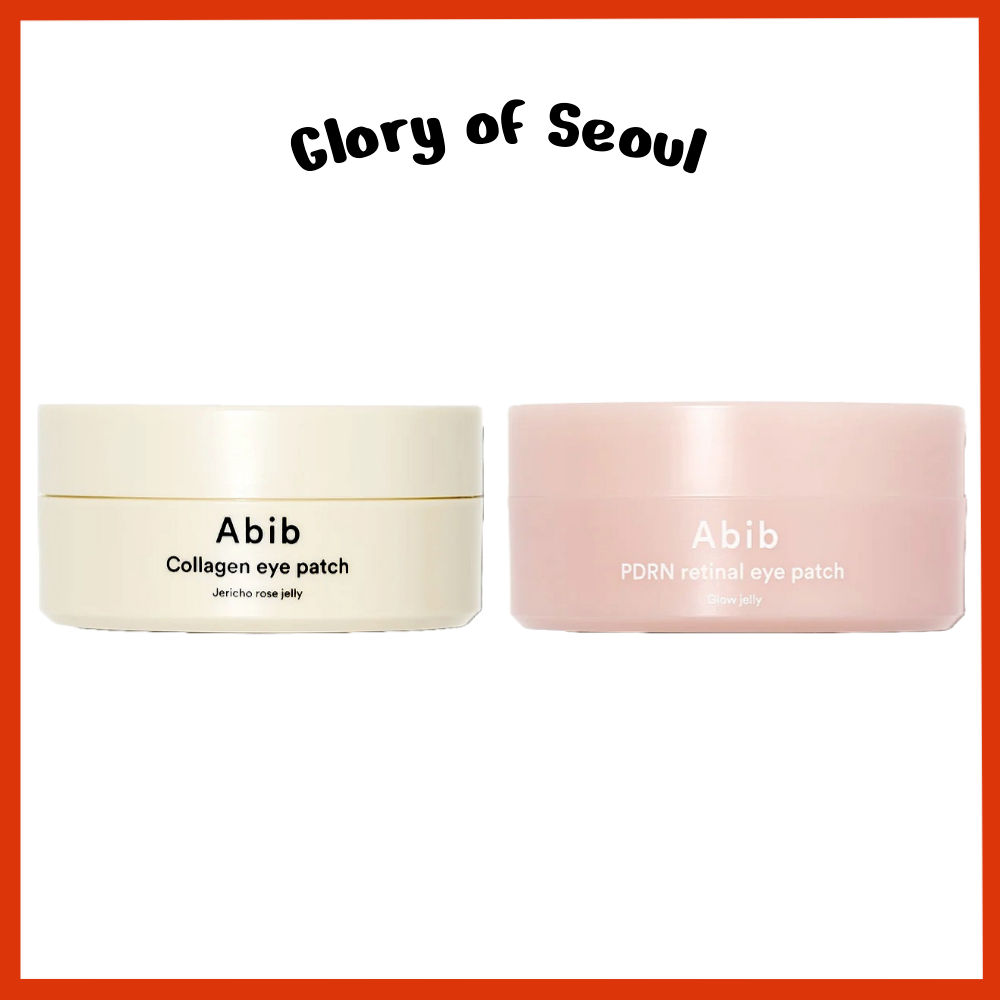 ABIB Patches Para Olhos, 60 Unidades (2 Tipos) Colágeno Jericho Rose Jelly / PDRN Retinal Glow