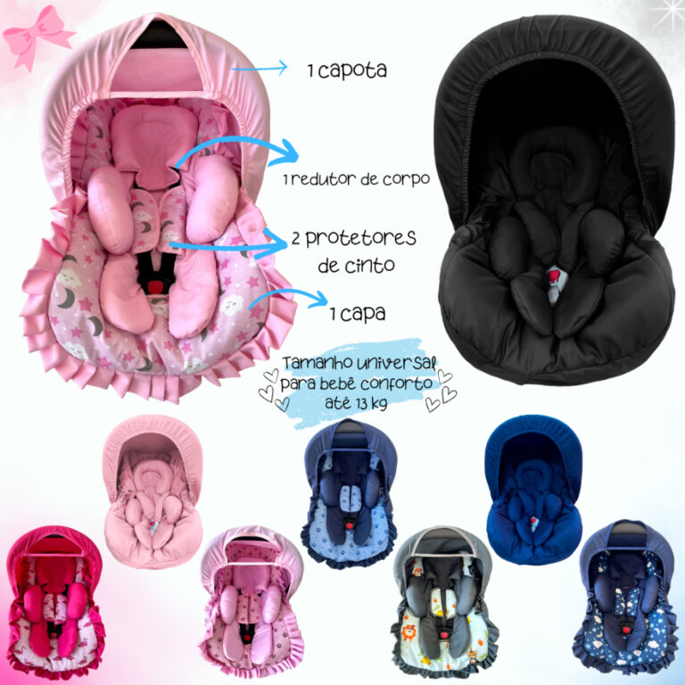 Kit Capa Bebê Conforto Completo Galzerano Cosco B