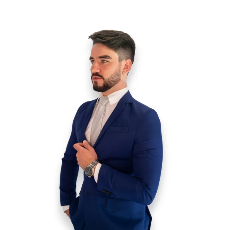 Terno Slim Masculino Azul Marinho Blazer + Calça 