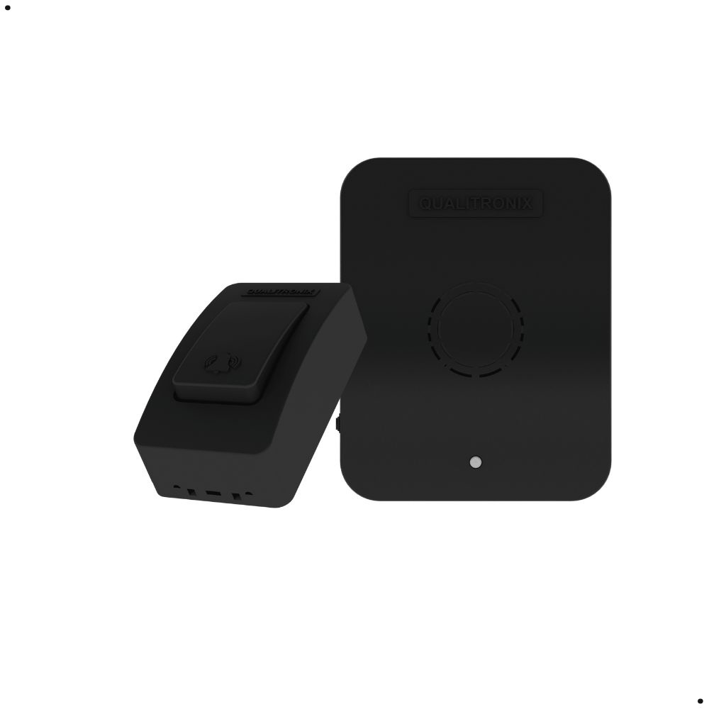 Campainha Sem Fio Anti-Furto 52 Toques 150mts PT Qualitronix