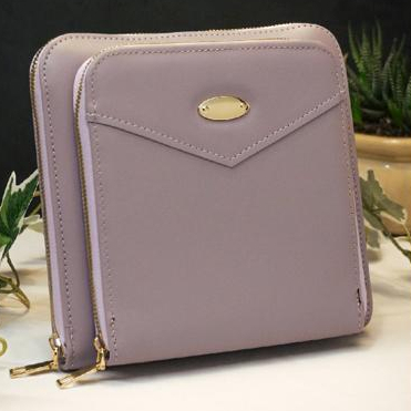 Carteira Bolsa Porta Celular Feminina De Couro Mac