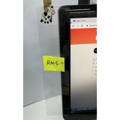 Porta Suporte Agenda Mensagem Acrílico Para Monit