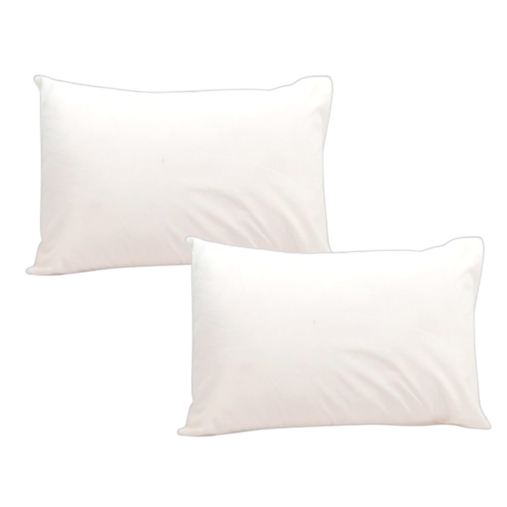 Kit 2 Fronhas De Travesseiro 100% Algodão Percal 200 Fios Hotel