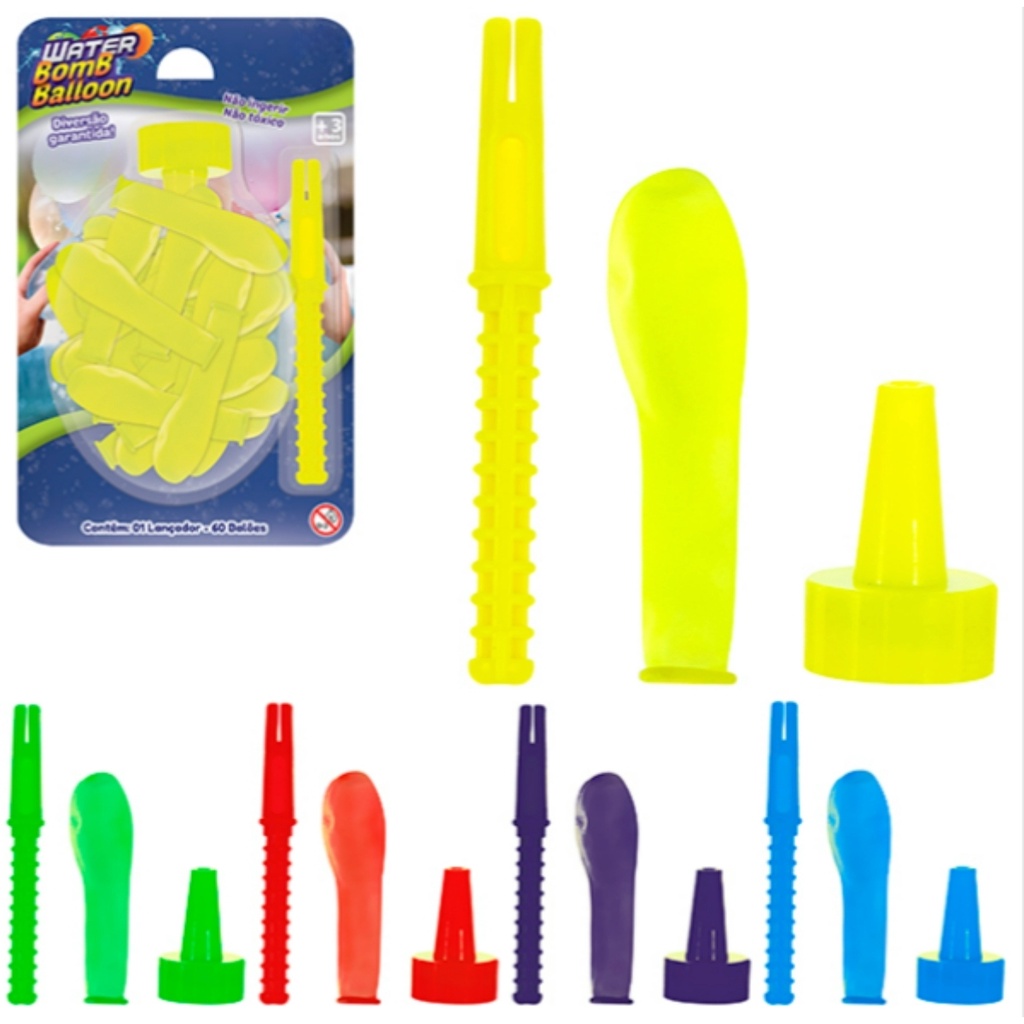 Brinquedo Diversão Festas diverso water ballon C/ 120 Bexigas