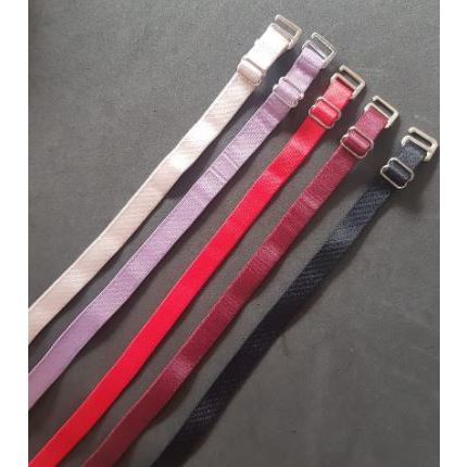 KIT 5 Pares de Alça Para Sutiã de Elastico Refor