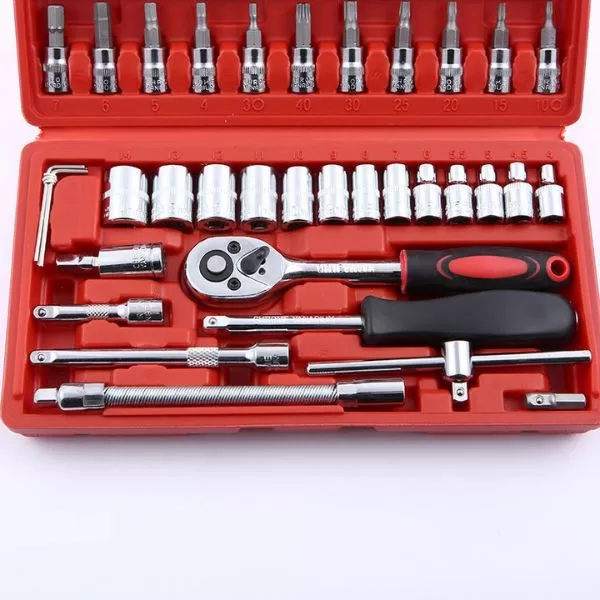 Vermelho Maleta Ferramentas Kit Chaves Jogo Catrac