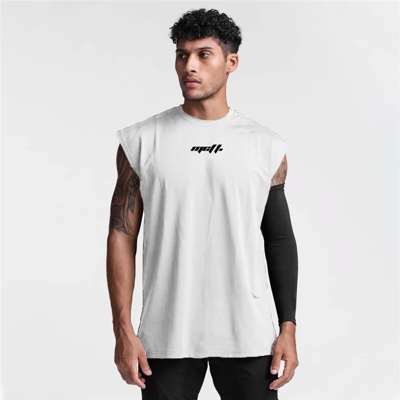 Regata Masculina Oversized para Academia Fitness Musculação Corrida M C T T