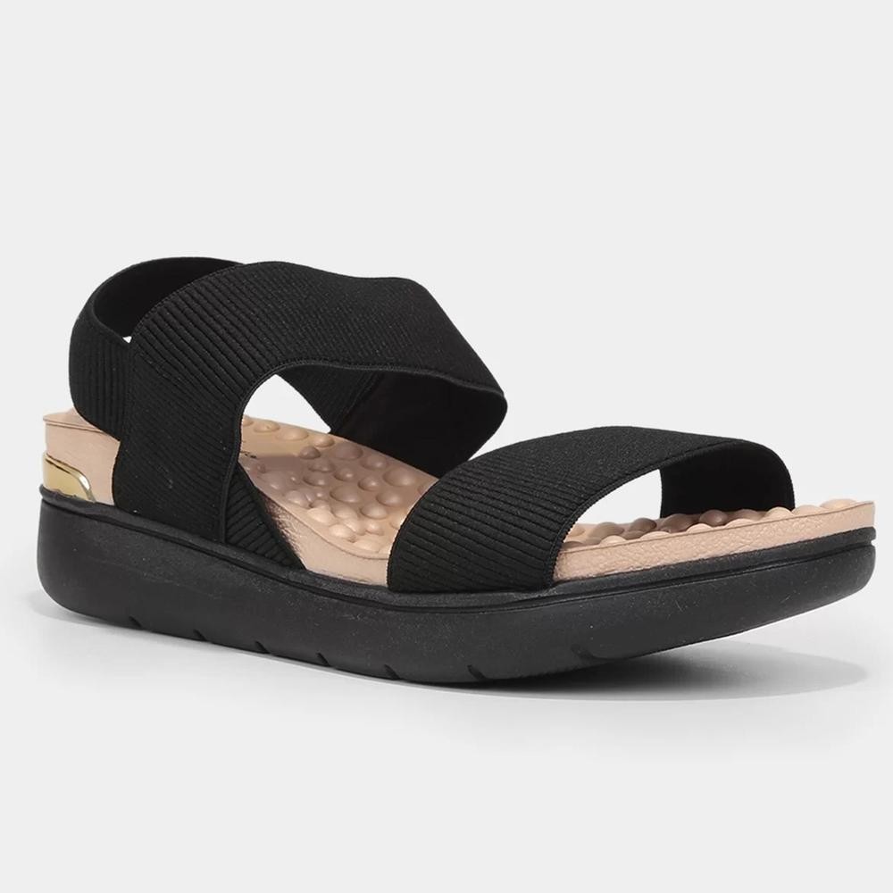 Sandália Modare Flatform Lisa Feminina – Preto