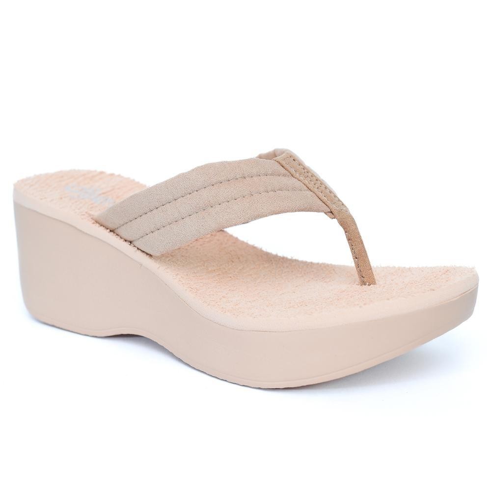 Tamanco Dijean Plataforma Feminino – Nude
