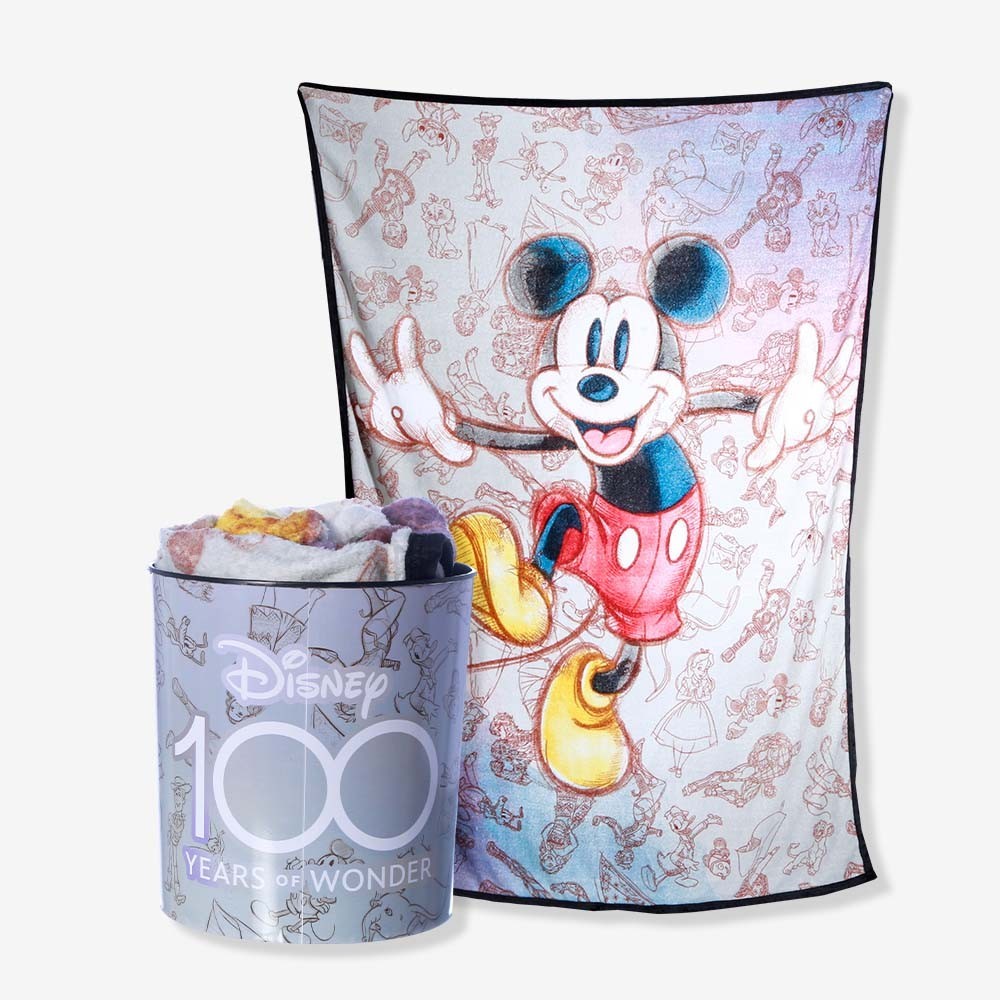 Kit Manta Com Balde Disney 100 Anos – ZonaCriativa