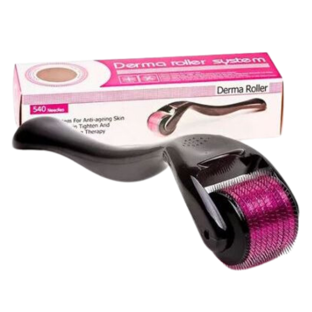 DermaRoller MicroAgulhamento Rolo Agulha System 540 Original Anvisa Preencher Falha Cabelo e Barba C