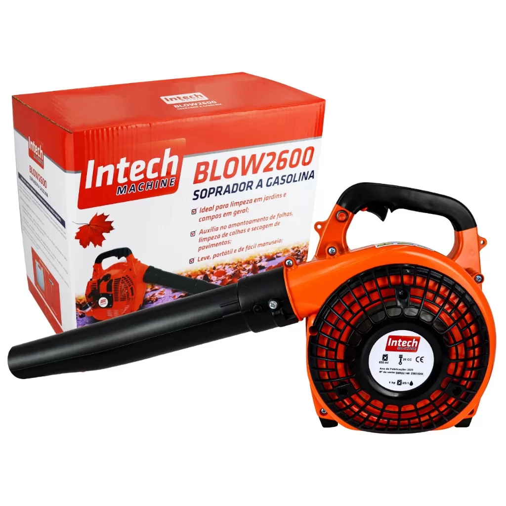 Soprador De Ar Gasolina Blow 2600 Intech Machine