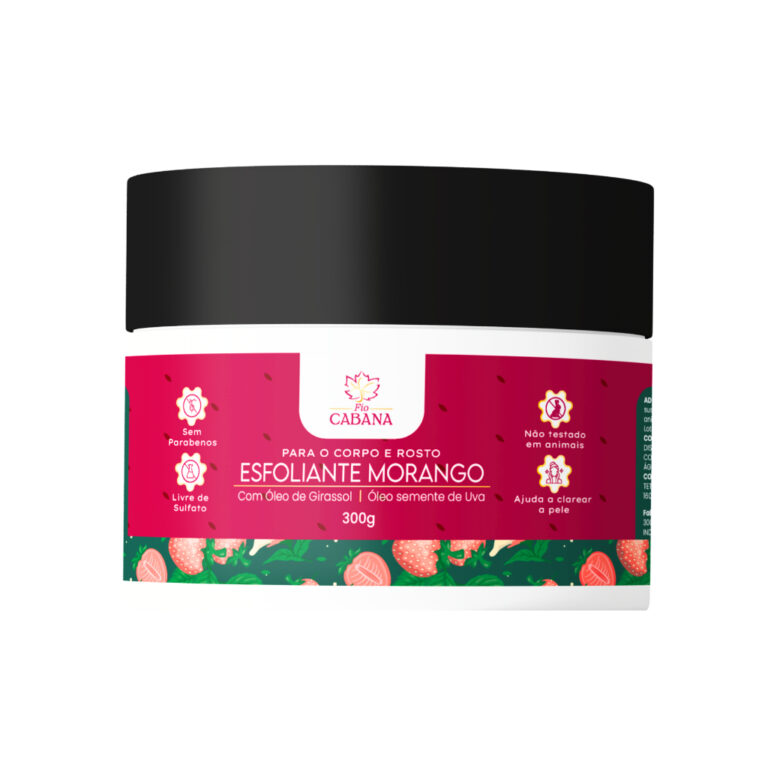 Esfoliante Morango 300g – Fio Cabana –