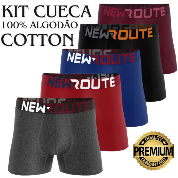 Kit 4 Cuecas Boxer Algodao Premiun