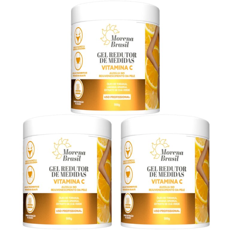 Kit 3 Gel de Massagem Laranja Amarga Morena Brasil