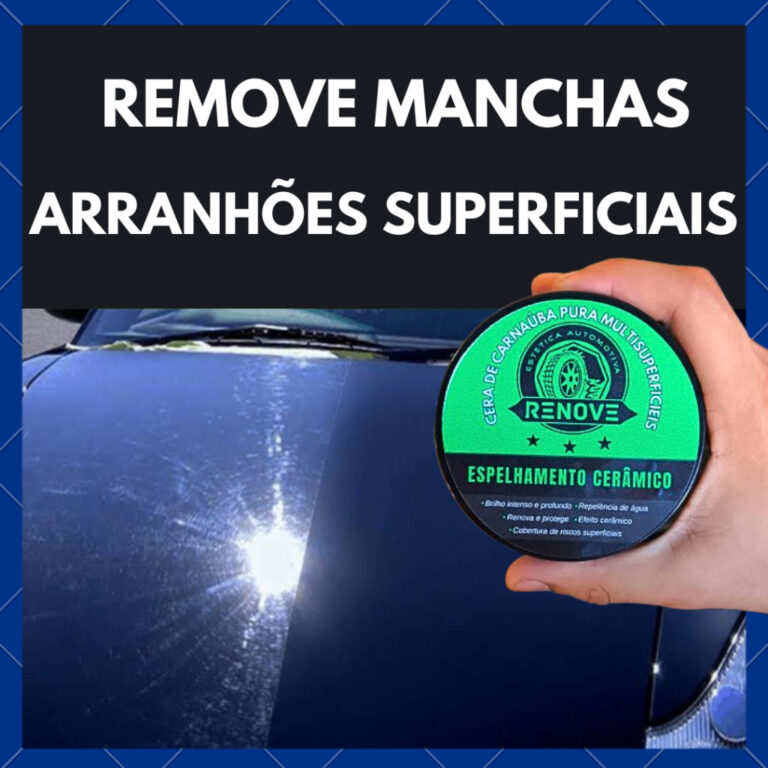 Cera Espelhamento Cerâmico  Remove Riscos, Repele