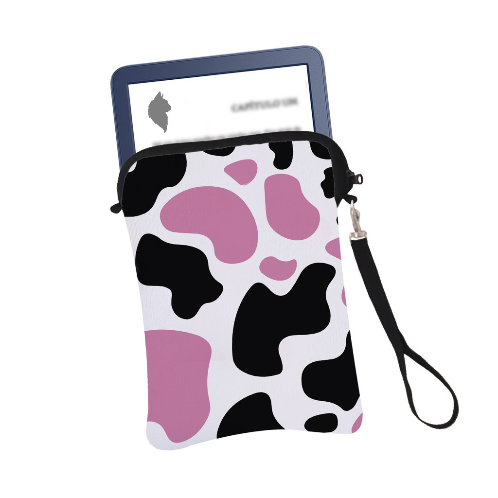 Case Capa para Kindle Vaca Leiteira Manchas Rosa