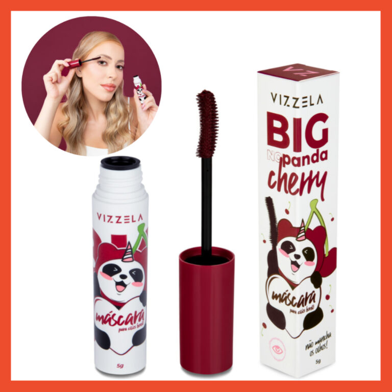 Vizzela Lançamento Mascará Para Cílios Big No P