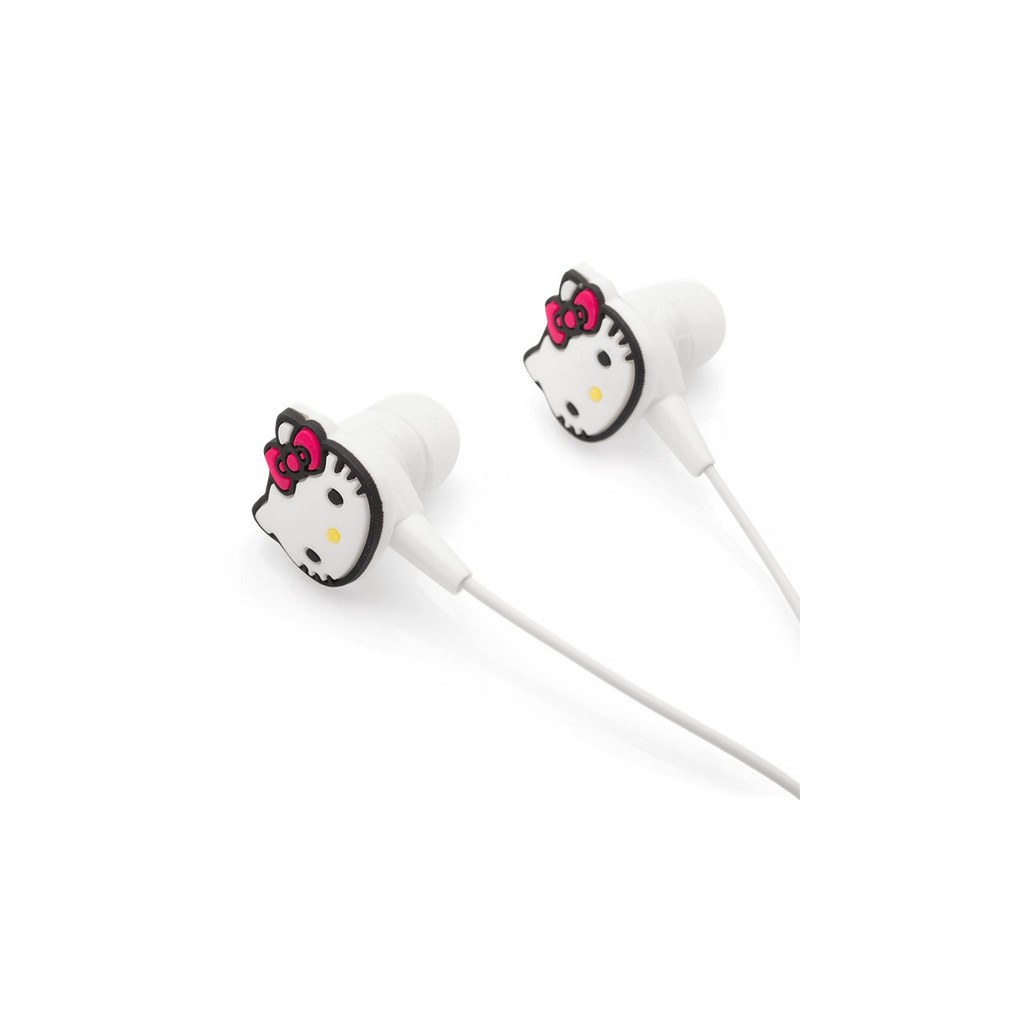 Fone De Ouvido Hello Kitty Intra Auricular C/Fio e Microfone