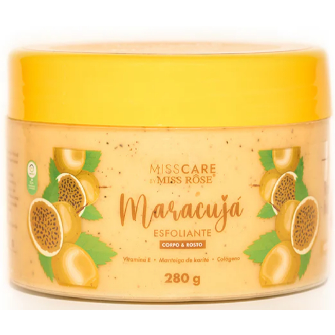 Miss Rôse Esfoliante Corpo e Rosto Maracujá 280g