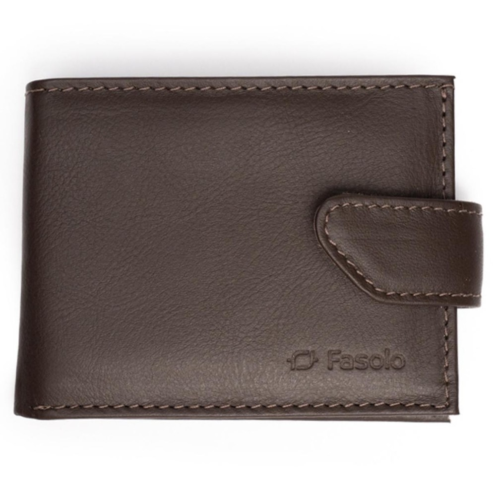 Carteira Fasolo Couro Masculina K724 – Marrom