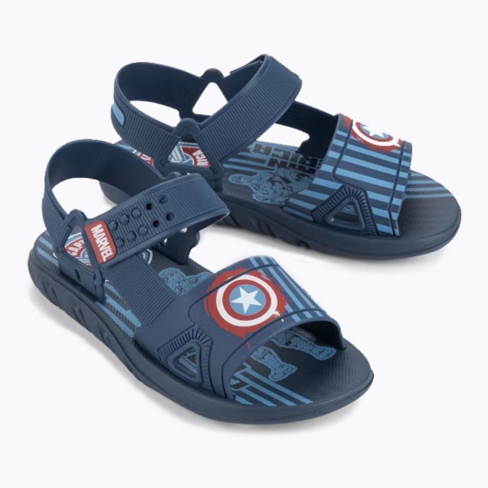 Sandália Infantil Marvel Web Capitão América Menino