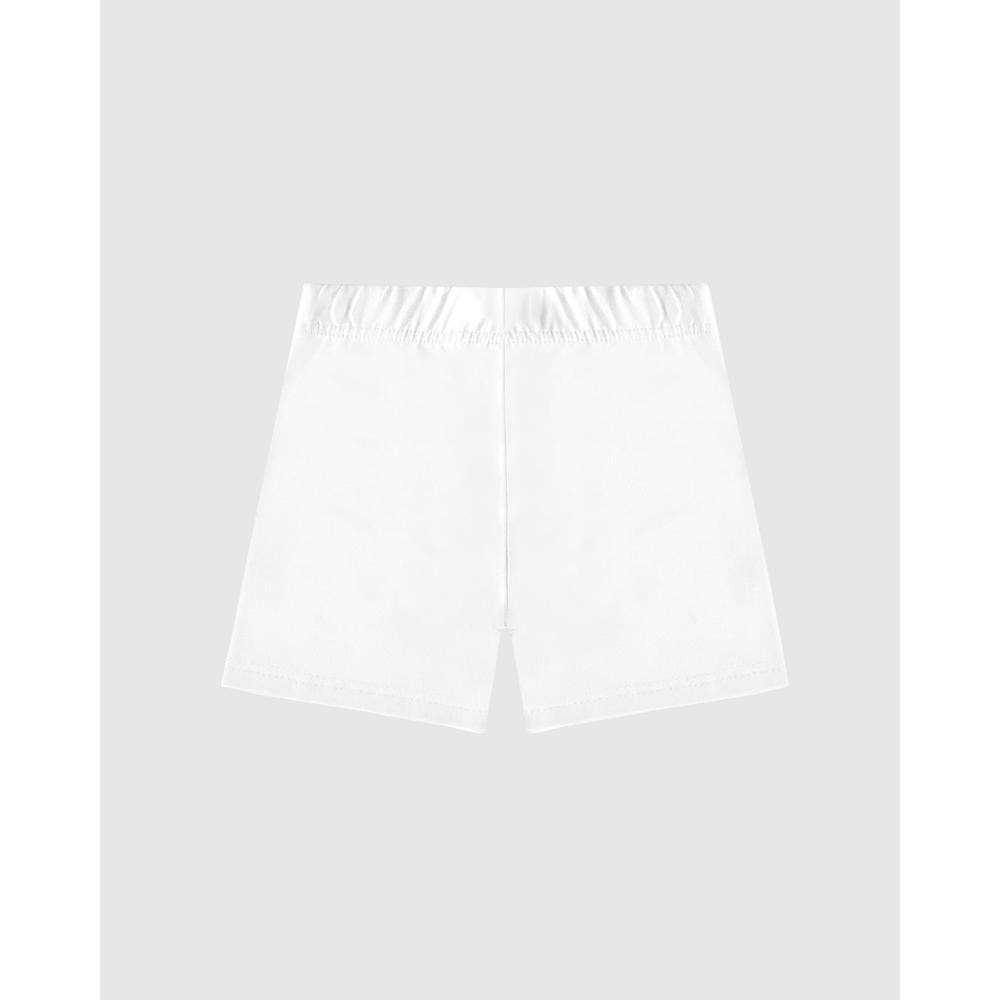 Shorts Infantil Menina Cós Elástico Em Algodão Malwee Kids