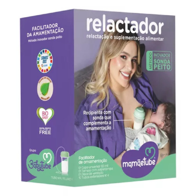 Kit Relactador Infantil Mamae Tube Alimentacao Pel