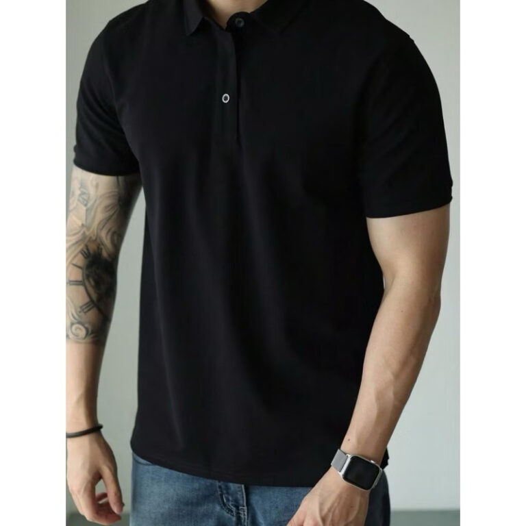 Camiseta Polo Básica Casual Camisa Gola Polo Mang