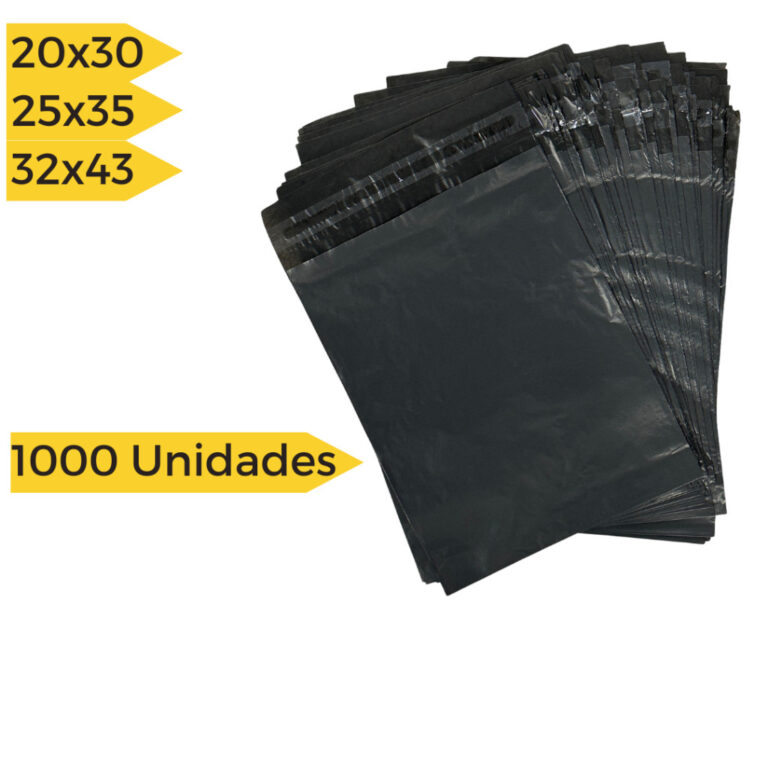 Kit 1000 Envelopes de Segurança Saco Plástico Pa