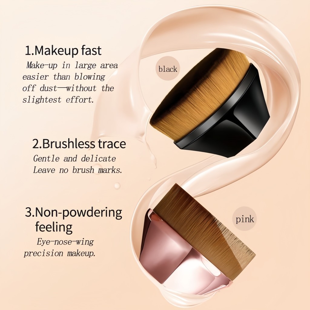 6  Kit Profissional Pincel De Maquiagem Adequado Para BB Cream Blush Em Pó De Base De Maquilhagem –