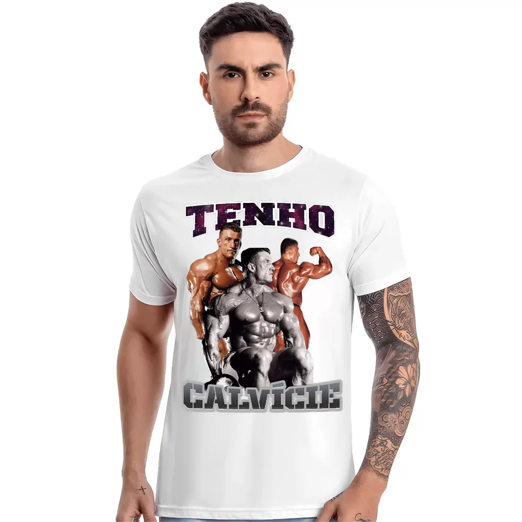 Camiseta Treino – Tenho Calvície Meme, Maromba