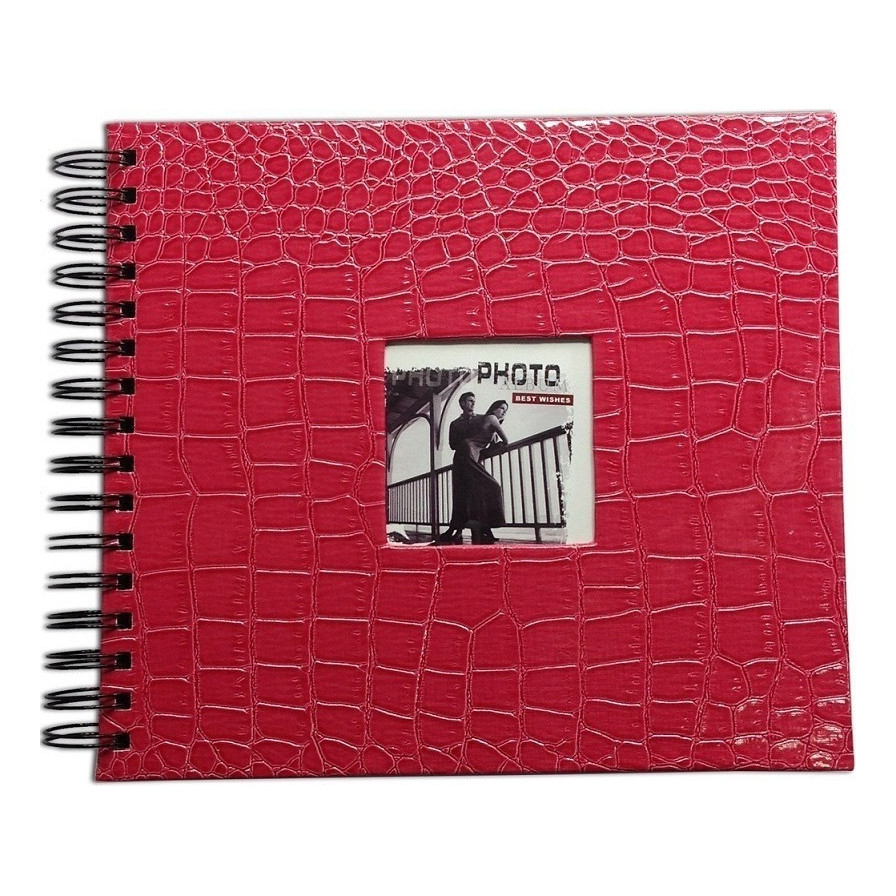 Álbum De Fotos Livro De Assinaturas Couro Luxo Grande Scrapbook Formato 10×15