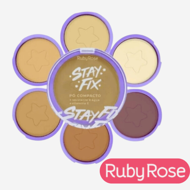 Pó Facial Pó Compacto Stay Fix Ruby Rose Maquage