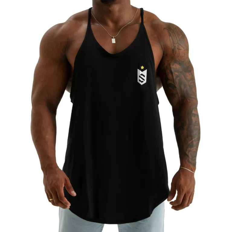 Regata Machão Masculina Preta Logo Soldiers ̵