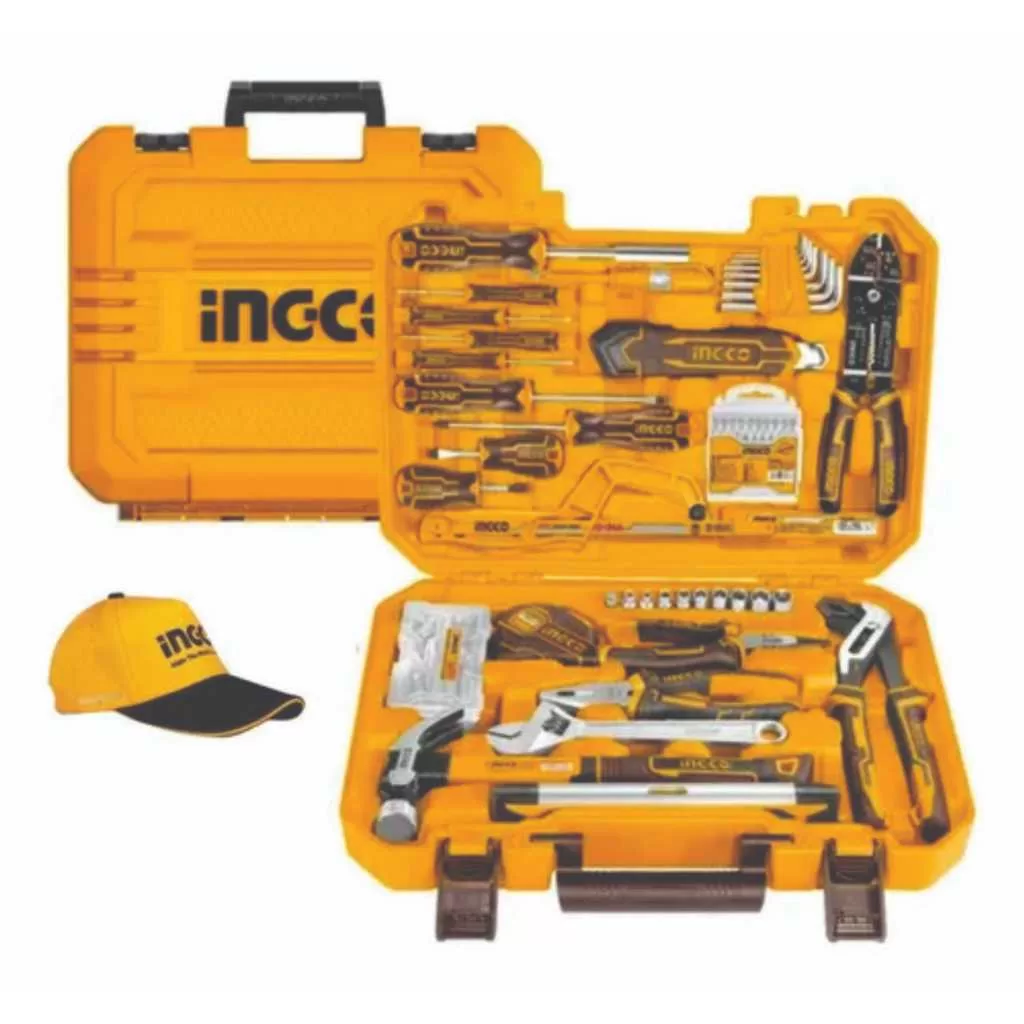 Maleta Conjunto de Ferramentas Ingco 88 Peças + 80 Componentes De Fixação Completa