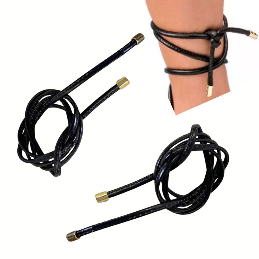 Cordão cordinha para amarração tornozeleira 1 m scarpin sandalia