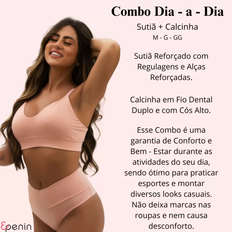 Combo Sutiã Reforçado Sem Bojo Sem Aro Microfibr