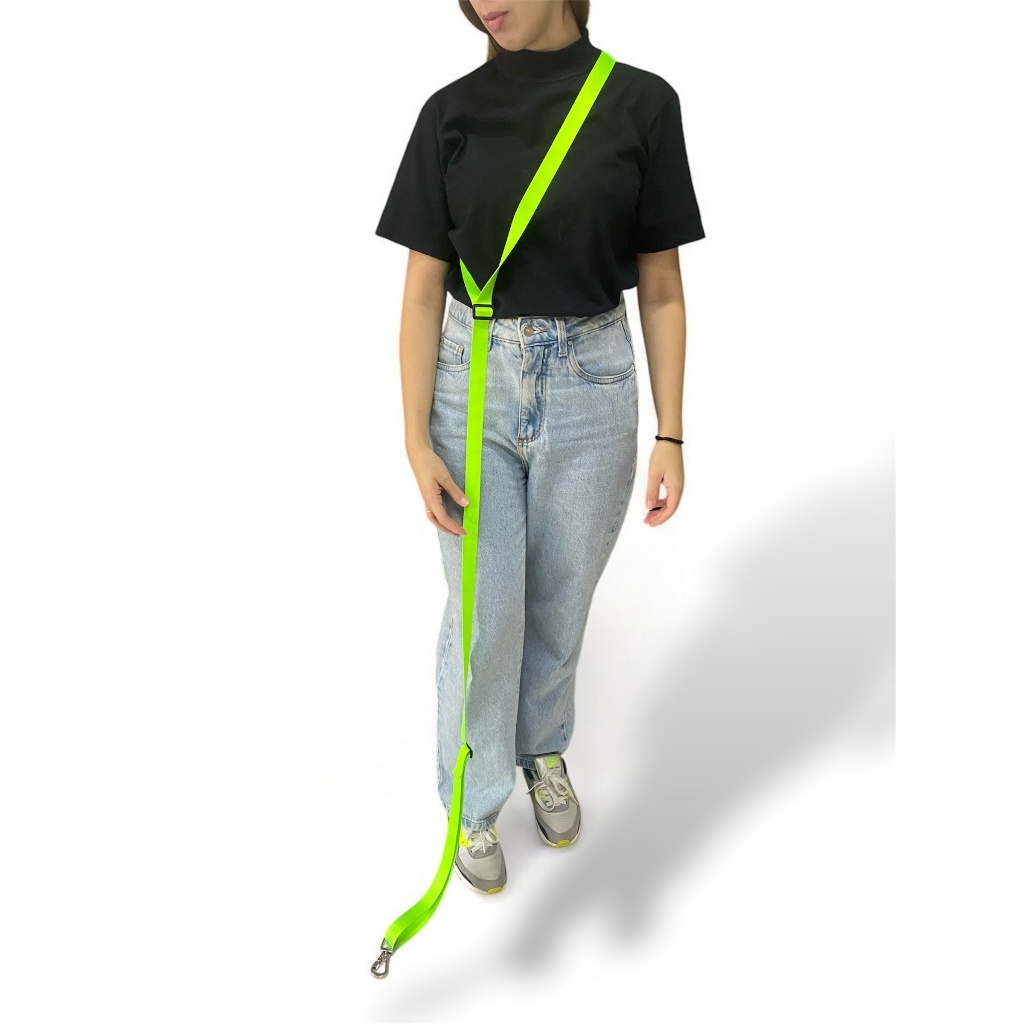 guia mãos livres para cachorro com 2 metros de comprimento e mosquetão giratório 360graus