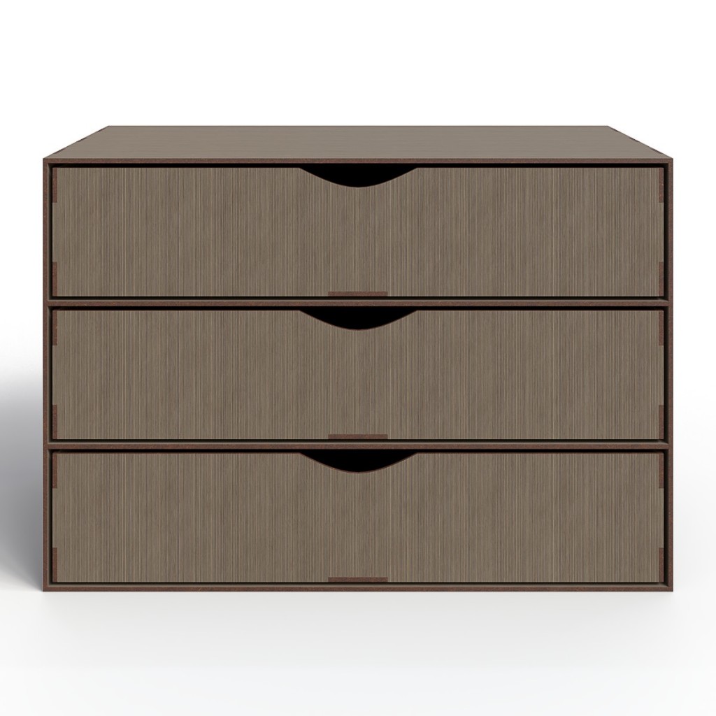 Gaveteiro Organizador De Mesa Para Folha A4 Documentos Escritório