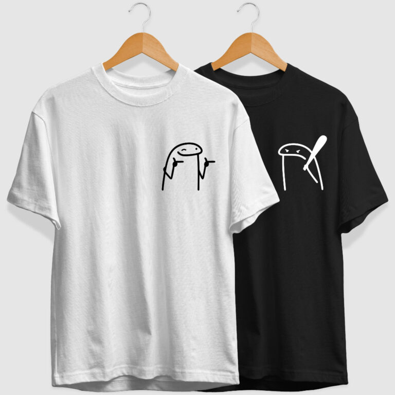 Kit Conjunto com 2 Camisetas de Casal –  Dia