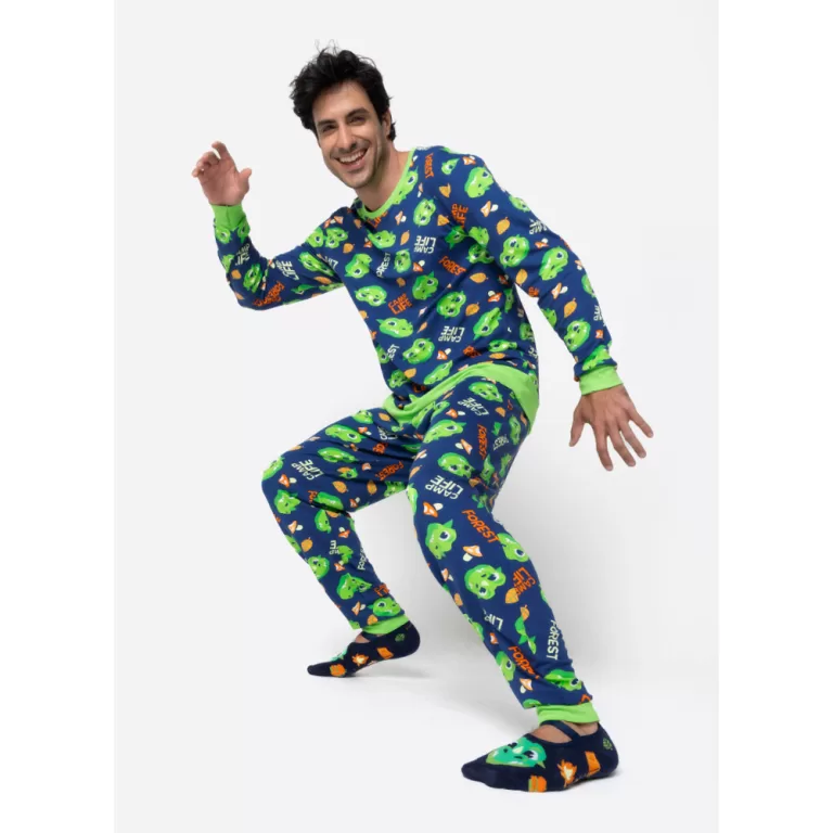 Pijama Manga Longa Ultra Visco Masculino Dragão C