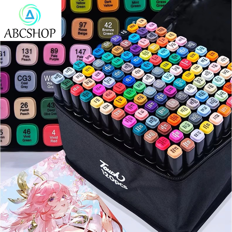 24/36/48/60/80 Peças Caneta Marcadora De Ponta Dupla Conjunto De Canetas De Aquarela Especial