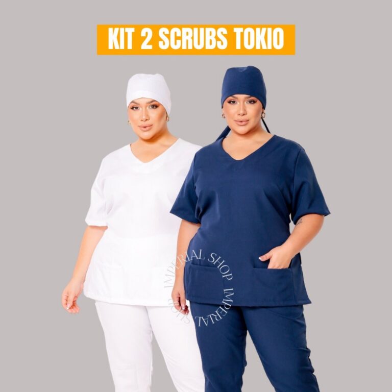 Kit 2 Scrub Pijama Hospitalar Uniforme Odontologia