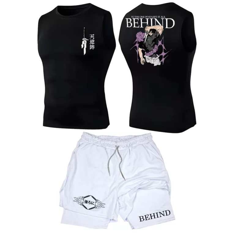 Kit Academia Regata Compressão E Short 2 em 1 Com
