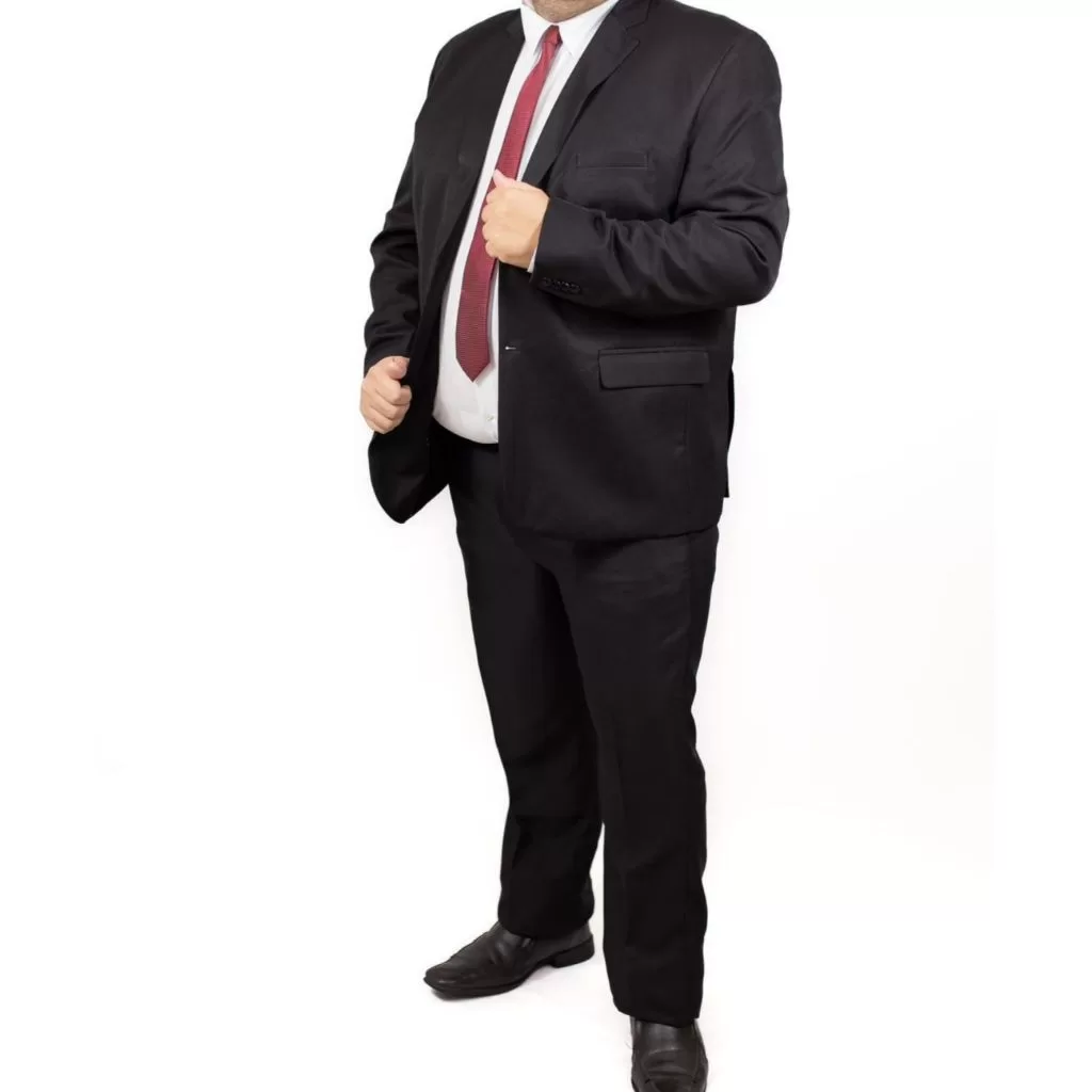 Paletó Slim Microfibra Tamanho Especial Plus Size Valor Promocional