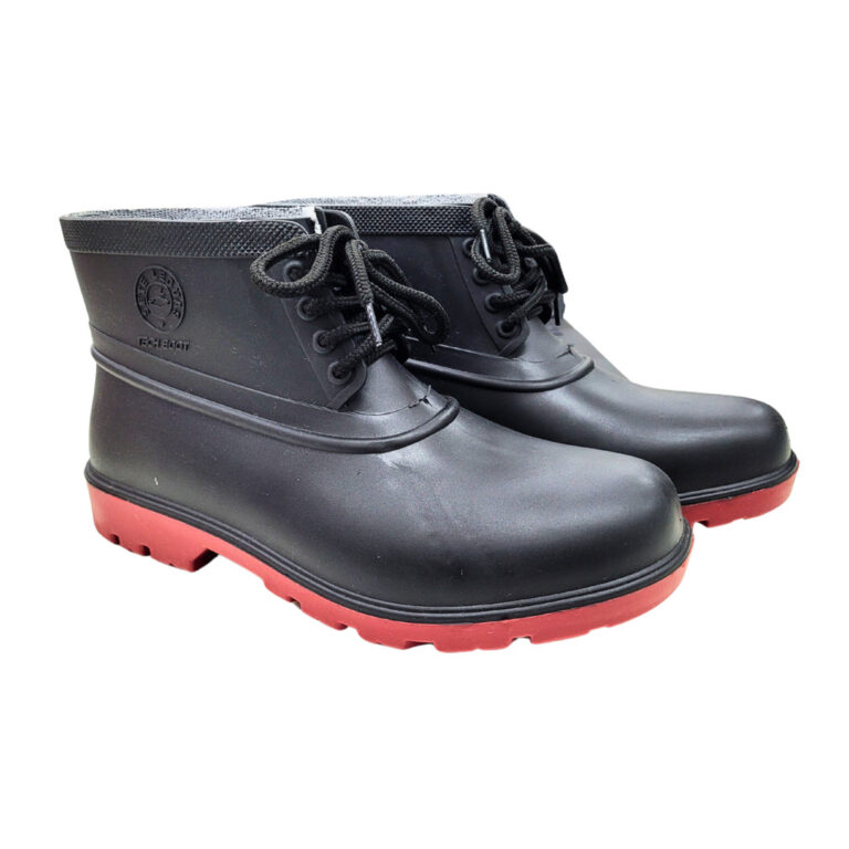 Bota de Pvc Tech Boot Preta Com Bico de Aço Sete 