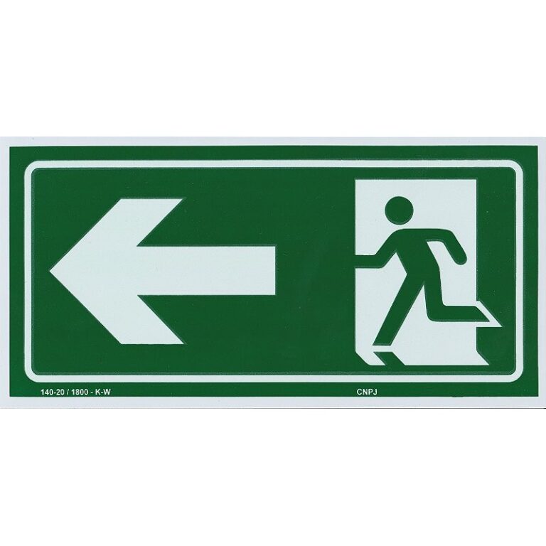 Placa de Sinalização de Emergência – S2 S