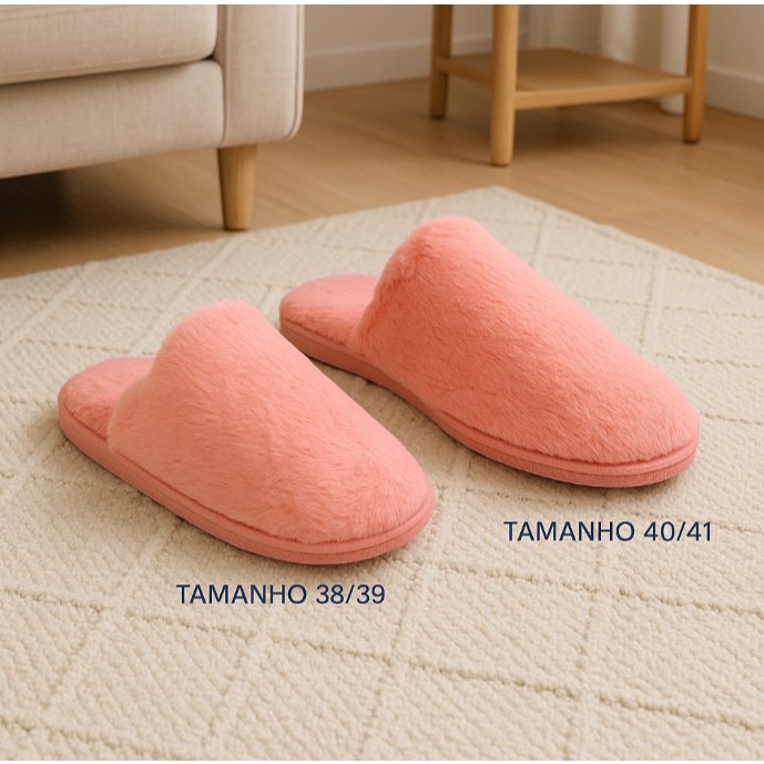 Pantufa Feminina Felpuda – Conforto e Aqueci