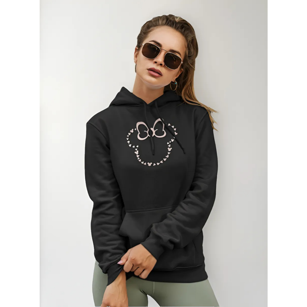 Moletom Feminino Blusa De Frio Minnie Mouse Novidade Promoção
